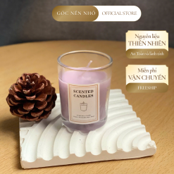 Nến Thơm Thiên Nhiên Hương Lavender – Thư Giãn, Giảm Stress, Tạo Giấc Ngủ Sâu