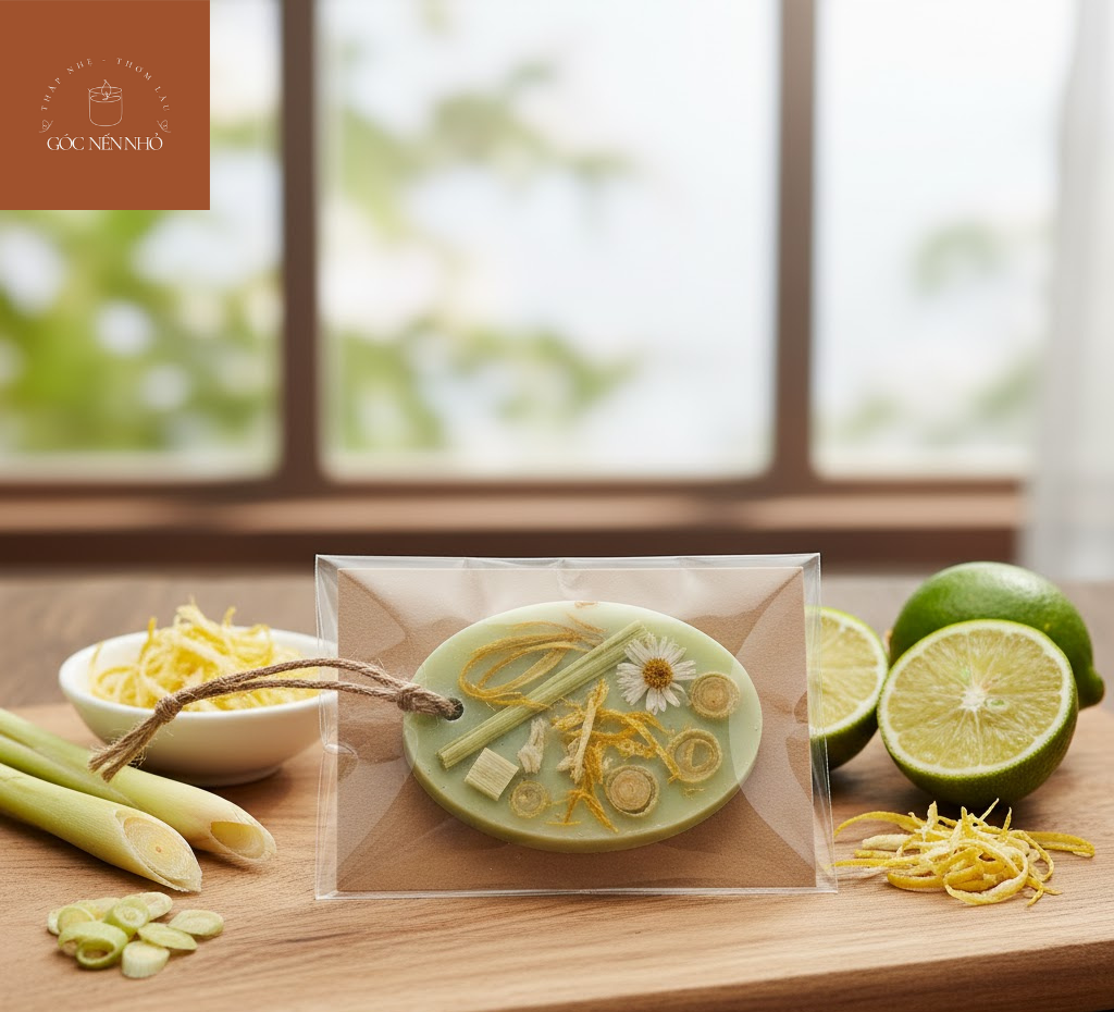 Set Quà Tặng Sáp Thơm Sả Chanh