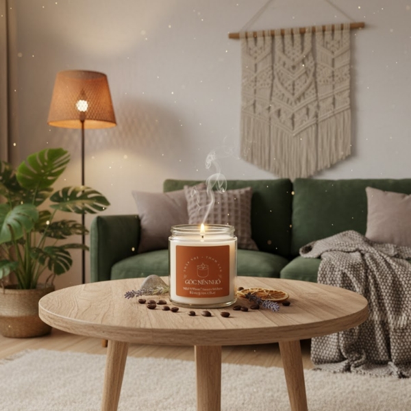 Nến thơm trang trí phòng khách