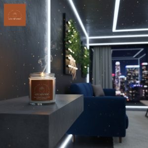 Nến thơm trang trí phòng khách