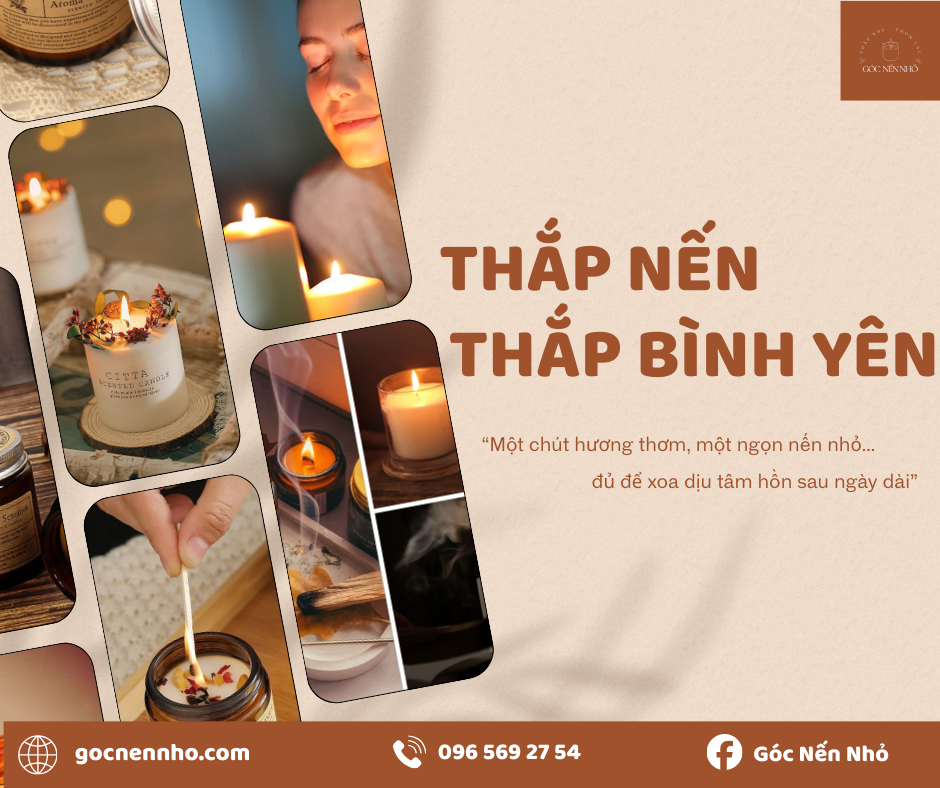 Nến Thơm Để Bàn