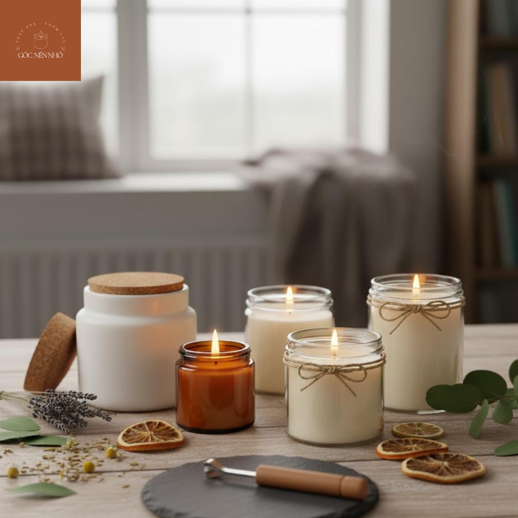 Nến thơm thiên nhiên không hóa chất