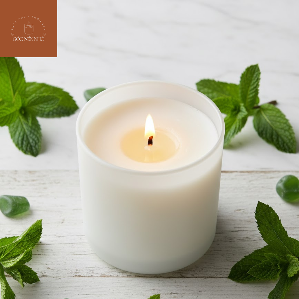 Nến Thơm Mùi Bạc Hà