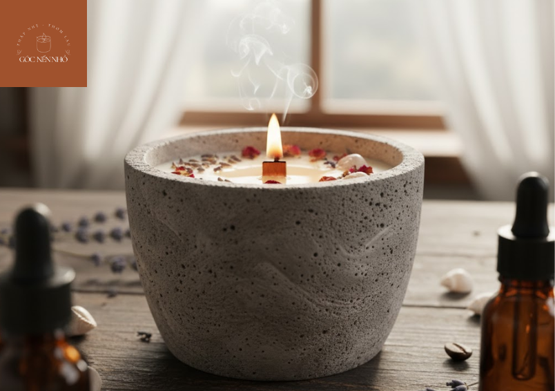 Nến thơm thiên nhiên không chất độc hại