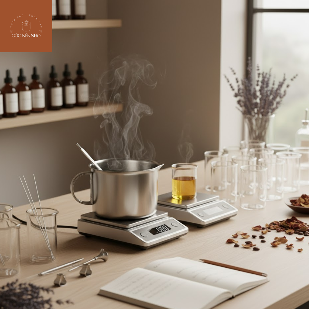 Nến thơm thiên nhiên không hóa chất