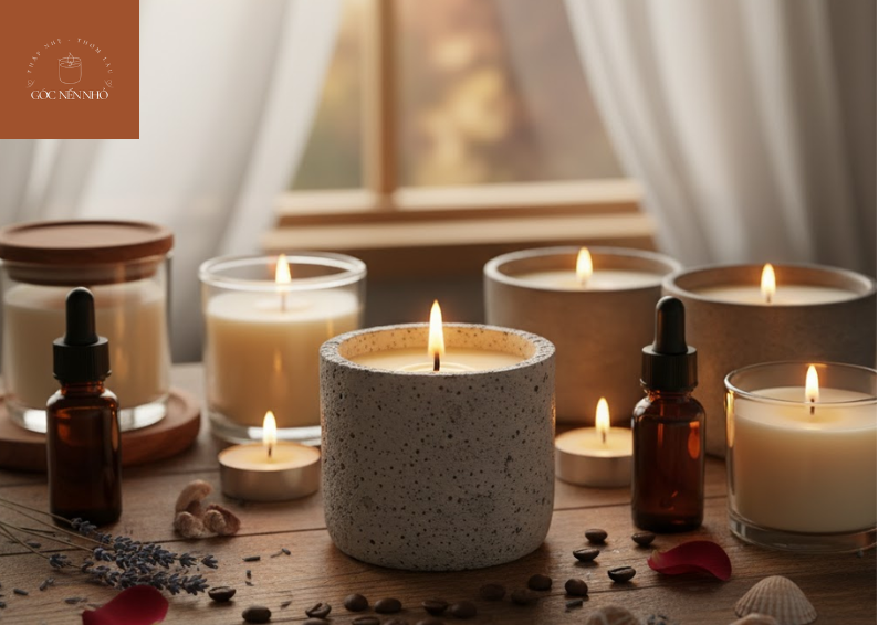 Nến thơm thiên nhiên không chất độc hại